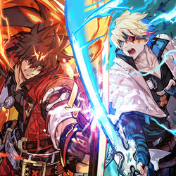 This is a pixiv picture whose title is weiβ schwarz × guilty gear 01.
