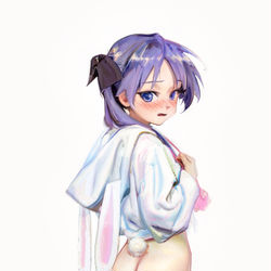 This is a pixiv picture whose title is 柊かがみ.