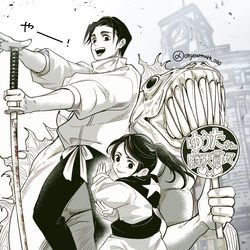 This is a pixiv picture whose title is 銀座組集合。やーー！！.