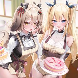 This is a pixiv picture whose title is NIKKE 신년 D-3.