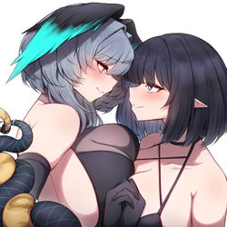 This is a pixiv picture whose title is ホルハイヤ×ユーネクテス.