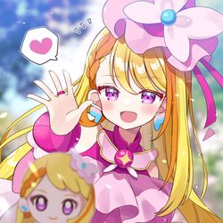 This is a pixiv picture whose title is バタフライ推しなことに気がついてファンサしてくれた.