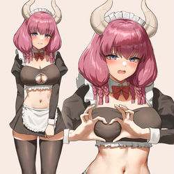 This is a pixiv picture whose title is アウラ、奉仕しろ.
