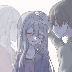 This is a pixiv picture whose title is 昔みたいに.