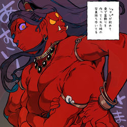 This is a pixiv picture whose title is 阿修羅様.