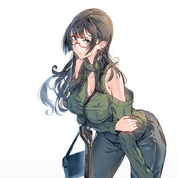 This is a pixiv picture whose title is 新刊 「銃✕女子＋α」.