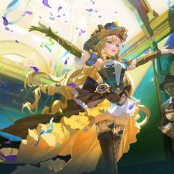 This is a pixiv picture whose title is 大小姐获奖了！.