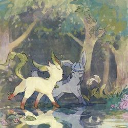 This is a pixiv picture whose title is pokélog 2023.