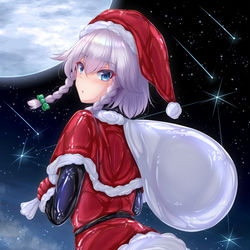 This is a pixiv picture whose title is ラバーサンタ咲夜.