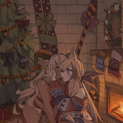 This is a pixiv picture whose title is Cardigan X Beeswax (comm)🎄.