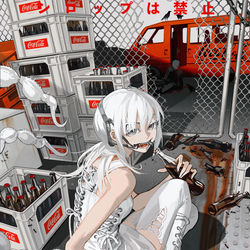 This is a pixiv picture whose title is no sugar.
