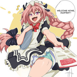 This is a pixiv picture whose title is Maid Alstolfo commission.