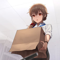 This is a pixiv picture whose title is 箱が破れてしまったちひろさん.