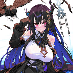 This is a pixiv picture whose title is Nerissa Ravencroft ネリッサ・レイヴンクロフト.