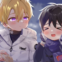 This is a pixiv picture whose title is おおみそかデート.