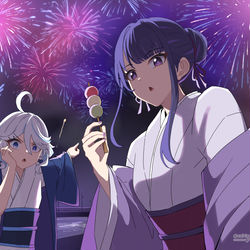 This is a pixiv picture whose title is Happy new year🎉.