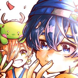 This is a pixiv picture whose title is 2024年もよろしくだぜ！！！！( ´∀｀ )b.