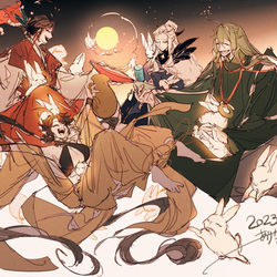 This is a pixiv picture whose title is 2023年描き納め.