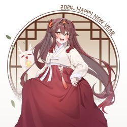 This is a pixiv picture whose title is 🐉2024 HAPPY NEW YEAR🐉.