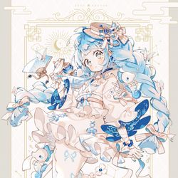 This is a pixiv picture whose title is 2024.