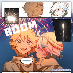 This is a pixiv picture whose title is Happy New Year 2024.