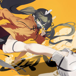 This is a pixiv picture whose title is 2024.