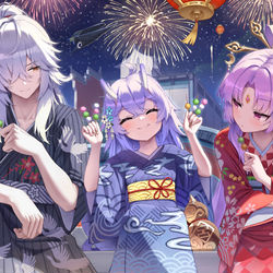 This is a pixiv picture whose title is 🎉Happy New Year 2024🎉.