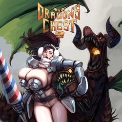 This is a pixiv picture whose title is ドラゴンズチェスト.