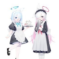 This is a pixiv picture whose title is メイド服.