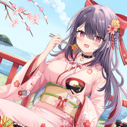 This is a pixiv picture whose title is あけましておめでとうございます.
