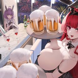 This is a pixiv picture whose title is バー.