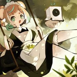 This is a pixiv picture whose title is Vtuberククイ・コッポラさんのFA.