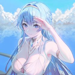 This is a pixiv picture whose title is [2024年の初出港は貴官と共にしたい].