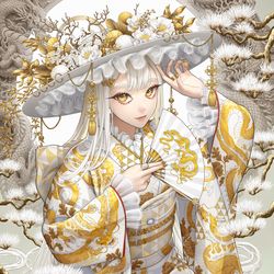 This is a pixiv picture whose title is 新春万福.