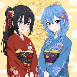 This is a pixiv picture whose title is 明けましておめでとう 2024!!!!.