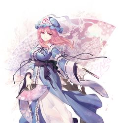 This is a pixiv picture whose title is 幽々子.
