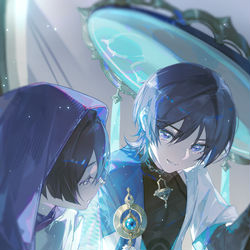 This is a pixiv picture whose title is 生日快乐.