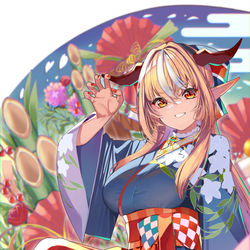 This is a pixiv picture whose title is あけましておめでとうございます🎍.