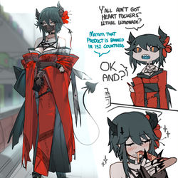 This is a pixiv picture whose title is New Years' Misery-chan.
