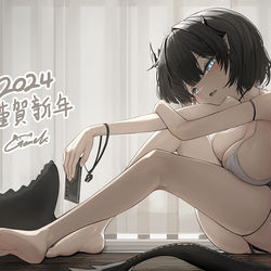 This is a pixiv picture whose title is 明けましておめでとう.