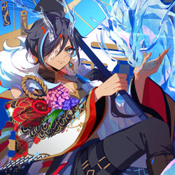 This is a pixiv picture whose title is 描き初め〜❄️.