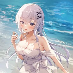 This is a pixiv picture whose title is 月乃ちゃん.