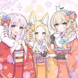 This is a pixiv picture whose title is TeaParty.