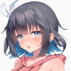 This is a pixiv picture whose title is コノハちゃんの横乳.