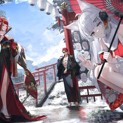 This is a pixiv picture whose title is 解禁啦.