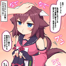 This is a pixiv picture whose title is レジェンドレースの後：サクラチヨノオー.