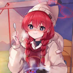 This is a pixiv picture whose title is 先生、味見してくれる？.