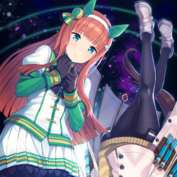 This is a pixiv picture whose title is ウマ娘絵3枚.