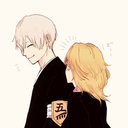 This is a pixiv picture whose title is ギンと乱菊.