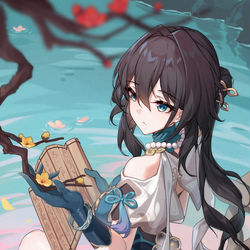 This is a pixiv picture whose title is 阮梅.